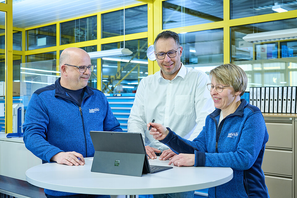 Teamfoto Managementsysteme heinrichs drehteile